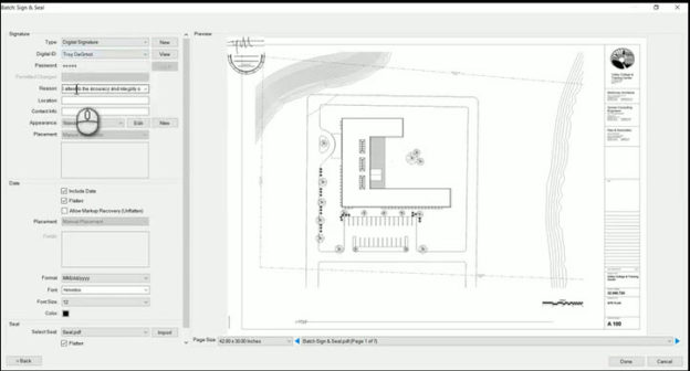 Batch Sign & Seal on multiple files with Bluebeam Revu eXtreme