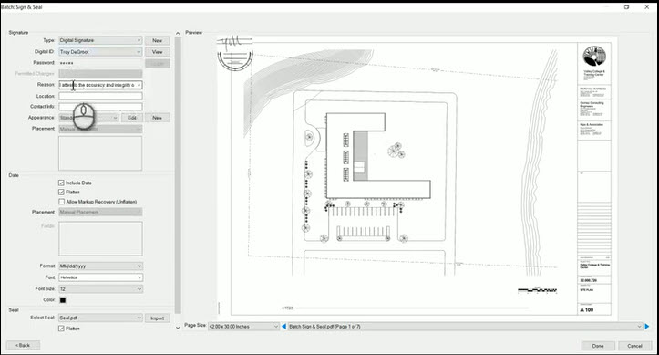 Batch Sign & Seal in Bluebeam Revu - Bluebeam Training - Document Management