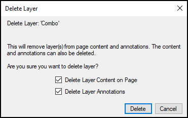 bluebeam delete layers