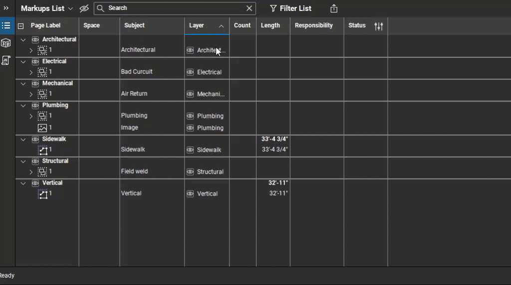 Flatten Markups