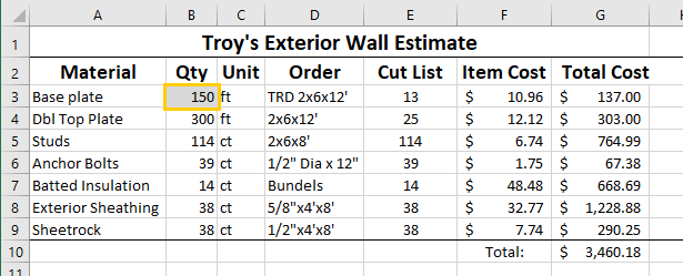 You can see how updating the markups in Bluebeam Revu will automatically update the spreadsheet and your estimates. How's that for a Bluebeam Spreadsheet?