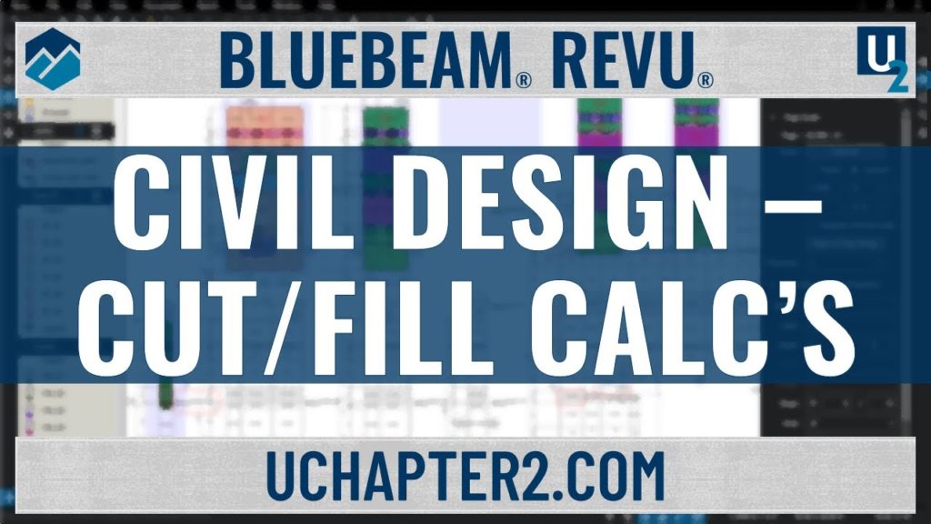 Bluebeam Revu - Cut and Fill Calculations in Plan View-UChapter2