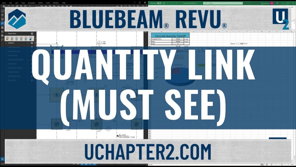 Bluebeam Revu - Quantity Link (Must See)