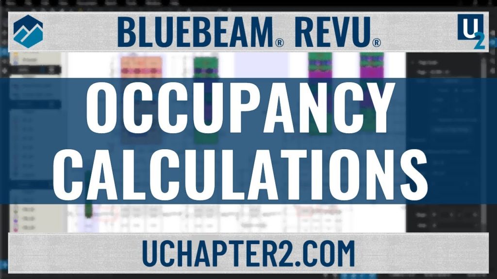 Occupancy Calculations in Bluebeam Revu-UChapter2