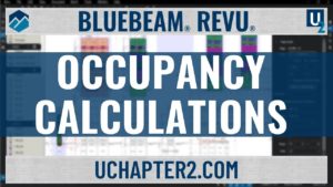 Occupancy Calculations in Bluebeam Revu-UChapter2