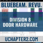 Bluebeam Revu – Division 8 Door Hardware