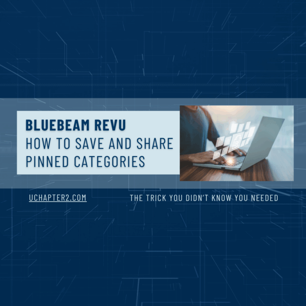 Bluebeam tutorial saving and sharing pinned categories