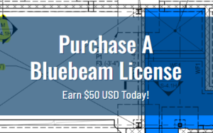 Purchase a bluebeam licence earn 50 dollars from UChapter2